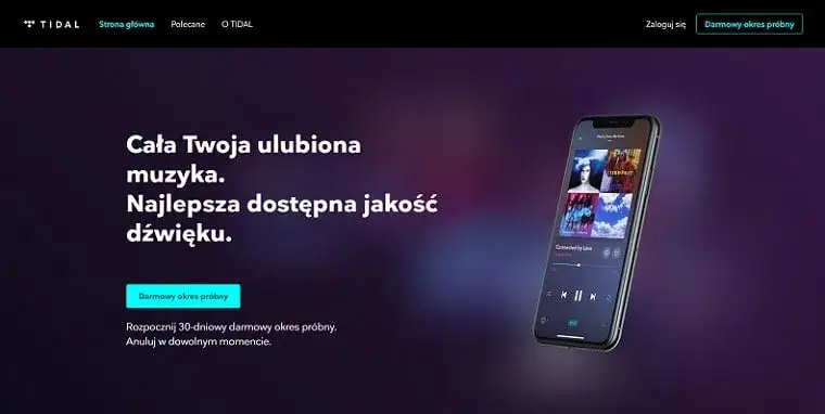 Tidal darmowy okres próbny