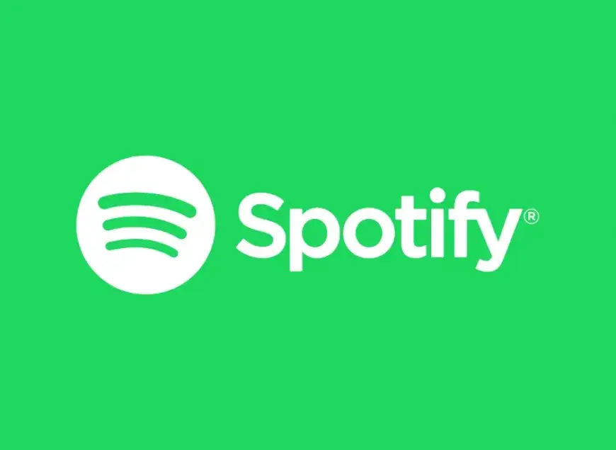 Spotify logo i interfejs aplikacji