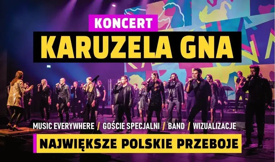 Koncert Karuzela Gna Music Everywhere chór band